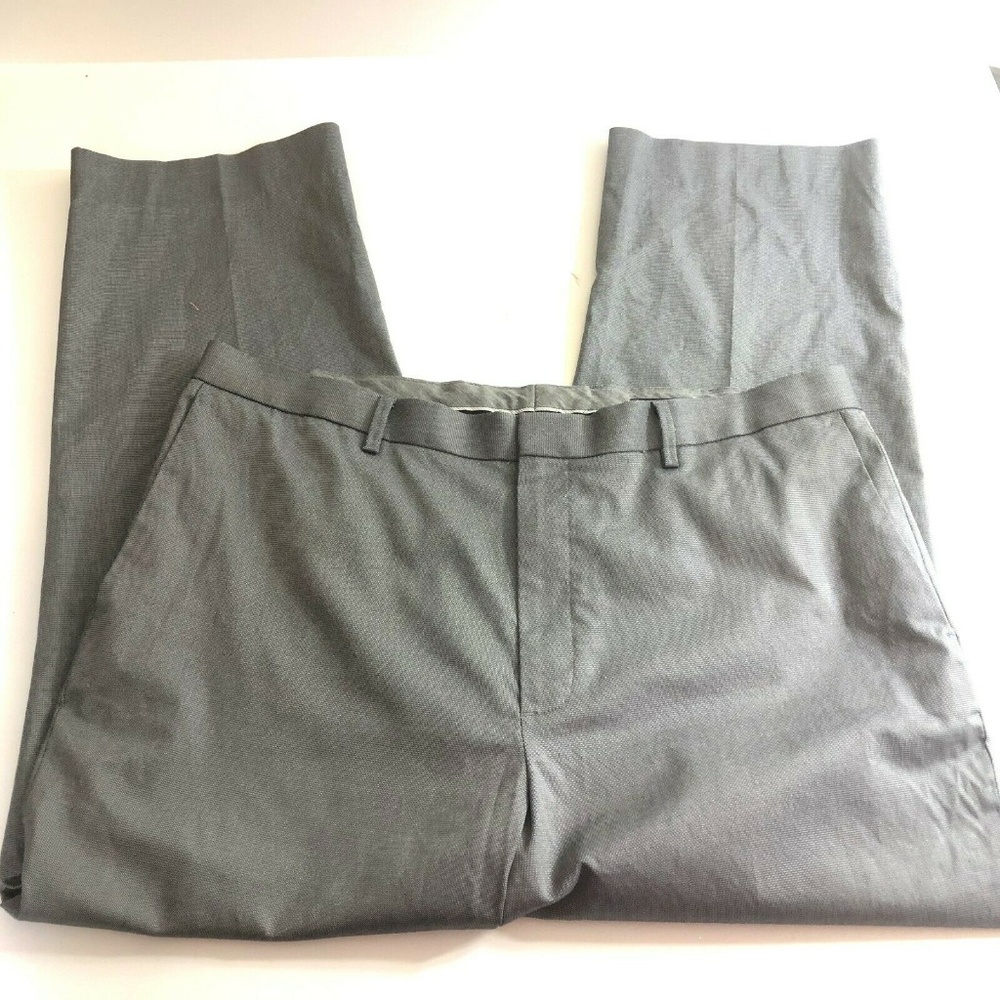 Banana Republic mens gray standard fit cotton dres